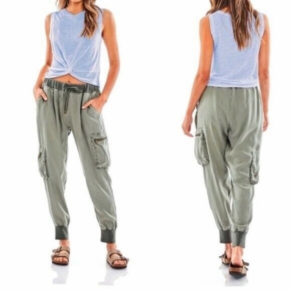 Young Fabulous & Broke Pants - Young Fabulous & Broke Cargo Utility Joggers NWT